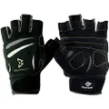BIONIC The Official Glove of Marshawn Lynch Gloves Beast Mode Women's Full Finger Fitness/Lifting Gloves w/Natural Fit Technology, Black (Pair), Medium
