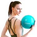 Trideer Pilates Ball 9 Inch Core Ball, Pilates Equipment, Small Exercise Ball with Exercise Guide Barre Ball Mini Yoga Ball for Pilates, Yoga, Core Training, Physical Therapy, Balance, Stability