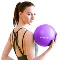 Trideer Pilates Ball 9 Inch Core Ball, Small Exercise Ball with Exercise Guide Barre Ball