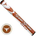 SuperStroke NCAA Golf Putter Grip, University of Texas (Mid Slim 2.0) | Cross-Traction Surface Texture and Oversized Profile | Even Grip Pressure for a More Consistent Stroke | Non-Slip Grip