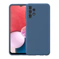 Foluu Silicone Case for Samsung Galaxy A13 4G [Not fit A13 5G], Liquid Gel Rubber Bumper Case with Soft Microfiber Lining Cushion Slim Shockproof Protective Cover for Galaxy A13 4G 2022 (Blue)