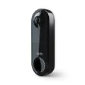 Arlo Essential Wired Video Doorbell - HD Video, 180° View, Night Vision, 2 Way Audio, Black - AVD1001B