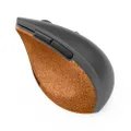 Lenovo Go Wireless Vertical Mouse, Storm grey with natural cork