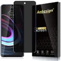 Anbzsign [2 Pack]Motorola Edge (2021) Privacy Screen Protector, Anti-Spy 9H Hardness Tempered Glass