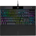 CORSAIR K70 RGB PRO Wired Mechanical Gaming Keyboard (Cherry MX RGB Red Switches: Linear and Fast, 8,000Hz Hyper-Polling, PBT Double-Shot PRO Keycaps, Soft-Touch Palm Rest) QWERTY, Black