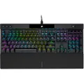 CORSAIR K70 RGB PRO Wired Mechanical Gaming Keyboard (Cherry MX RGB Red Switches: Linear and Fast, 8,000Hz Hyper-Polling, PBT Double-Shot PRO Keycaps, Soft-Touch Palm Rest) QWERTY, Black