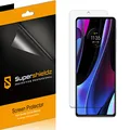 (6 Pack) Supershieldz Designed for Motorola Edge+ / Edge Plus (2022) Screen Protector, High Definition Clear Shield (PET)