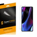 (6 Pack) Supershieldz Designed for Motorola Edge+ / Edge Plus (2022) Screen Protector, High Definition Clear Shield (PET)
