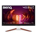 BenQ MOBIUZ EX3210U 32” 4K IPS White Gaming Monitor, 144Hz 1ms, HDR600, HDMI 2.1 (full 48Gbps bandwidth), FreeSync Premium Pro, Microphone with AI Noise Canceling, Built-in Speaker, Remote Control