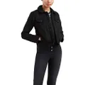 Levi's Women's Original Sherpa Trucker Jackets, Soft Ultra Black, X-Small