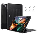 ZtotopCases for New iPad Pro 12.9 Inch Case 2022/2021/2020 6th/5th/4th Generation, [6 Magnetic Stand] Full Protective Cover for iPad Pro 12.9", Black