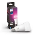 PHILIPS hue White and Color A21 High Lumen Smart Bulb, 1600 Lumens, Bluetooth & Zigbee Compatible (Hue Hub Optional),562982,‎white and Color Ambiance (16 Million Colors)