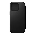 NOMAD Modern Folio Leather MagSafe Case for iPhone 13 Pro 6.1"(2021) (Black)