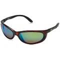 Costa Del Mar Men's Fathom Polarized Oval Sunglasses, Tortoise/Copper Green Mirrored Polarized-580P, 61 mm