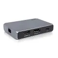 CalDigit USB-C Gen2 10Gb/s SOHO Dock - Up to 4K 60Hz, HDMI 2.0b, HDR, DisplayPort 1.4, 10Gb/s USB A & USB C, UHS-II microSD and SD Card Readers, Bus Power and Passthrough Charging Support Space Gray