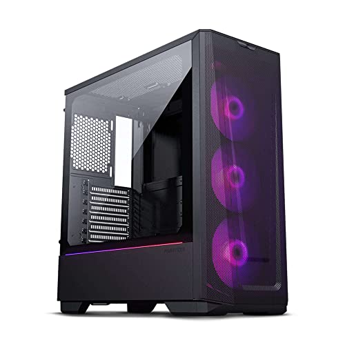 Phanteks (PH-EC360ATG_DBK02) Eclipse G360A Ultra-fine Performance Mesh, Mid-Tower Gaming case, Tempered Glass, Digital-RGB Lighting, Black