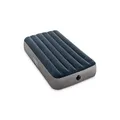 Intex 64781E Dura-Beam Standard Single-High Air Mattress: Fiber-Tech – Twin Size – 2-Step Pump – 10in Bed Height – 300lb Weight Capacity