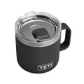 YETI Rambler Stainless Steel Vacuum Insulated Mug with MagSlider Lid, 14oz, Black