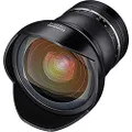 Samyang SYXP14-C XP 14mm f/2.4 High Speed Wide Angle Lens for Canon EF with Built-in AE Chip, Black