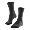 FALKE Mens TK2 Cool Summer Hiking Socks, Moisture Wicking Quick-Dry, Thin Lightweight Sock, Grey (Asphalt Melange 3180), US 9-10 (EU 42-43 Ι UK 8-9), 1 Pair
