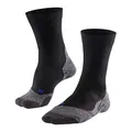 FALKE Mens TK2 Cool Hiking Socks - Sports Performance Fabric, Black (Black-Mix 3010), US 9-10 (EU 42-43 Ι UK 8-9), 1 Pair