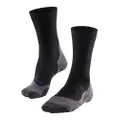 FALKE Mens TK2 Cool Hiking Socks - Sports Performance Fabric, Black (Black-Mix 3010), US 9-10 (EU 42-43 Ι UK 8-9), 1 Pair