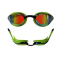 ZONE3 Volare Streamline Racing Swim Goggles (Mirror Lens - Green/Black)