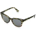 Ray-Ban Rb4323f Low Bridge Fit Square Sunglasses, Light Havana/Polarized Brown, 51 mm