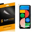 (6 Pack) Supershieldz Designed for Google Pixel 4a (5G) 6.2-inch [Not Fit for Pixel 4a 5.8-inch] Screen Protector, High Definition Clear Shield (PET)
