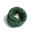 Huzi Infinity Pillow - Home Travel Soft Neck Scarf Support Sleep, Pine Green, 12 x 18