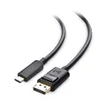 Cable Matters 32.4Gbps Bidirectional USB C to DisplayPort 1.4 Cable 10 ft Support 8K 60Hz/4K 240Hz (Thunderbolt 4 to DisplayPort, DisplayPort to USB C Cable) Black - Works with iPhone 15 MacBook XPS