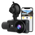 Z-Edge Z3Pro GPS Dual Dash Cam, Full HD 1080P Front & Inside Car Camera with Super Capacitor, Infrared LED Night Vision, With Loop Recording, WDR, G-Sensor, 32GB Card Included