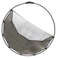 Lastolite LL LR3310 Manfrotto Halo Compact Reflector, 32.3 inches (82 cm), Sunlight/Soft Silver, Reflex Version, Diameter 32.3 inches (82 cm), Length 10.6 inches (27 cm), Foldable Reflector