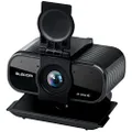 ELECOM UCAM-CX80FBBK 4K AI Auto-Tracking Webcam with Auto Zoom Function, Black