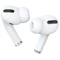 DamonLight AirPods Pro Ear Tips [Fit in The Case] 2 Pairs Cover Designed for Apple AirPods Pro, Anti Slip Silicone Cover, Dust and Scratch Free, Comfortable Listening - White