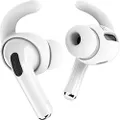 Proof Labs AirPods Pro Ear Hooks Covers Compatible With Apple AirPods Pro (White)