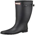 Hunter Refined Tall Rain Boots, Women's, Black, 5 US