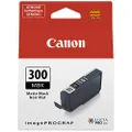 Canon PFI-300 MBK Original Black (Matte) Standard Yield Ink Cartridge | Works with PRO-300 | 4192C003AA
