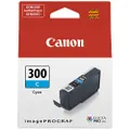 Canon PFI-300 C Original Cyan Standard Yield Ink Cartridge | Works with PRO-300 | 4194C003AA