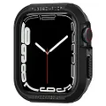 Spigen Rugged Armor Compatible with Apple Watch Case for Series 8/7 45mm and 44mm Series 6/SE/5/4 - Black