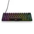 SteelSeries Apex Pro Mini Mechanical Gaming Keyboard – World’s Fastest Keyboard – Adjustable Actuation – Compact 60% Form Factor – RGB – PBT Keycaps – USB-C (64820)