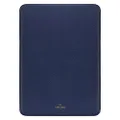 Comfyable Laptop Sleeve 13 Inch Precisely Compatible with MacBook Pro M2 2022 M1 2020-2016 & Mac Air M3 2024 M2 2022 M1 2020, Not Fit Old Versioned MBA/MBP, Faux Leather Cover Case, Midnight Blue