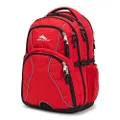 High Sierra Swerve Laptop Backpack, Crimson/Black, One Size, Swerve Laptop Backpack