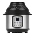 Instant Pot Duo Crisp + Air Fryer 8L Multicooker 11-in-1 Pressure Cooks, sautés, steams, Slow Cooks, Sousvides, Warms, air Fries, roasts, Bakes, Broil and dehydrates, Black