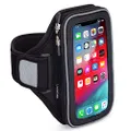 Sporteer Velocity V8 Running Armband - iPhone 13 Pro Max, 12 Pro Max, 11 Pro Max, Xs Max, XR, 8 Plus, Galaxy S21+, S20+, S21, S20, S10 Plus, Note, Pixel, LG, Moto and Many More - FITS CASES