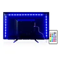 PANGTON VILLA Led Strip Lights 8.2ft for 40-60in TV, USB LED TV Backlight Kit with Remote - 16 Color 5050 LEDs Bias Lighting for HDTV