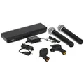 Shure BLX288A/PG58-J10 Wireless Dual Vocal System with two PG58 Handheld Transmitters,Black