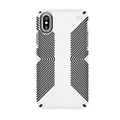 Speck Products Presidio Grip Cell Phone Case for iPhone X, White