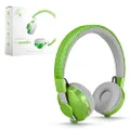 LilGadgets LGUT-06-GR Untangled Pro Children's Bluetooth Headphones, Green