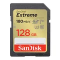 SanDisk 128GB Extreme SDXC UHS-I Memory Card - C10, U3, V30, 4K, UHD, SD Card - SDSDXVA-128G-GNCIN, Gray/Gold